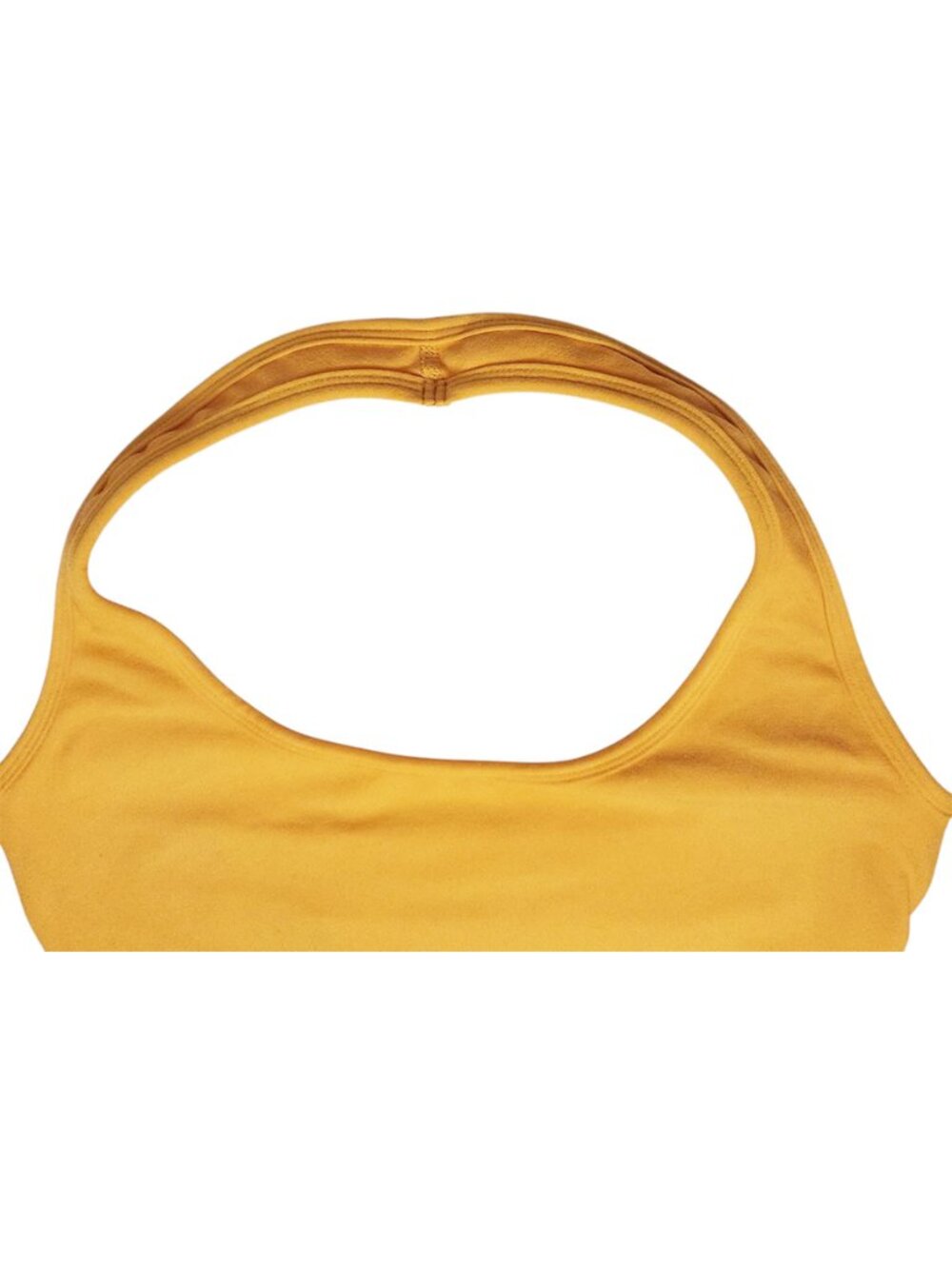 Beyond Yoga Yellow Well Rounded Cropped Halter Tank Top Size Large - Picture 5 of 11